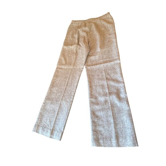 Vintage Womens Gray Wide-Leg Wool Trousers Size 12 By Country Suburbans - Picture 5 of 5